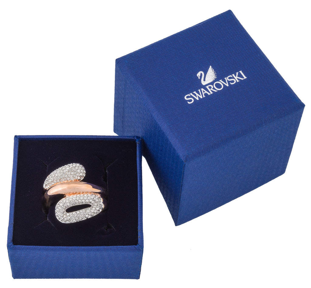 Swarovski 5406219 Women's Stone Signet Rose Gold Ring, Size 55 | Gold rings,  Signet, Women rings