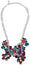 Jewelry - Necklaces-Swarovski-5113430-blue, crystals, Mother's Day, multicolor, necklace, necklaces, pink, silver-tone, stainless steel, Swarovski crystals, Swarovski Jewelry, womens-Watches & Beyond