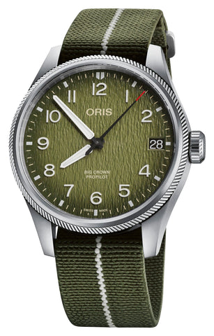 update alt-text with template Watches - Mens-Oris-751 7761 4187-Set-40 - 45 mm, date, fabric, green, interchangeable band, leather, mens, menswatches, new arrivals, Oris, ProPilot, round, rpSKU_400 7778 7153-MB, rpSKU_748 7756 4064-MB, rpSKU_751 7761 4065-MB, rpSKU_752 7760 4065-FS, rpSKU_752 7760 4065-LS-BLACK, special / limited edition, stainless steel case, swiss automatic, watches-Watches & Beyond