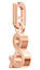 Swarovski - Hanging Ornaments-Swarovski-5441403-charm, charms, clear, Mother's Day, Remix, rose gold-tone, stainless steel, Swarovski Jewelry, womens-Watches & Beyond