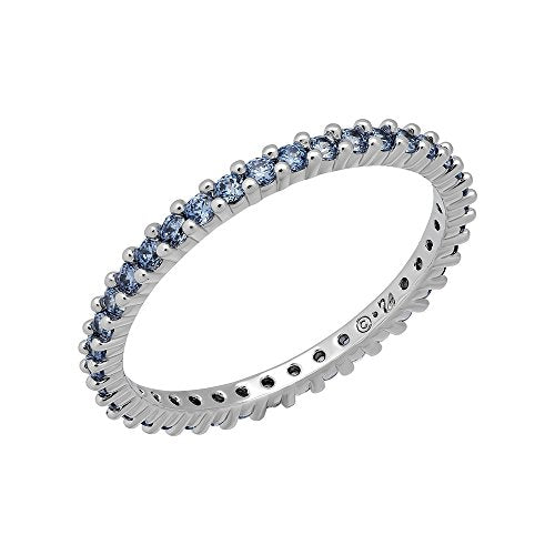 update alt-text with template Misc.-Swarovski-5206519-blue, crystals, ring, rings, silver-tone, stainless steel, Swarovski crystals, Swarovski Jewelry, womens-Watches & Beyond