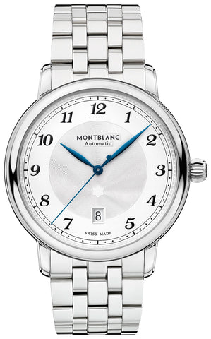 update alt-text with template Watches - Mens-Montblanc-117324-40 - 45 mm, date, mens, menswatches, Montblanc, new arrivals, round, rpSKU_112533, rpSKU_112610, rpSKU_114841, rpSKU_117575, rpSKU_M0A10374, silver-tone, stainless steel band, stainless steel case, Star Legacy, swiss automatic, watches-Watches & Beyond