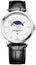Watches - Mens-Baume & Mercier-M0A10219-35 - 40 mm, 40 - 45 mm, Baume & Mercier, Classima, date, leather, mens, menswatches, moonphase, new arrivals, round, stainless steel case, swiss quartz, watches, white-Watches & Beyond