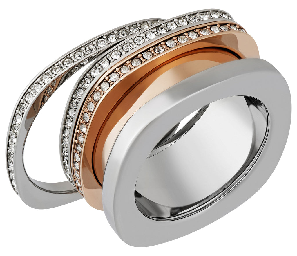 Buy SWAROVSKI Rose Gold Plated Frisson Ring - Ring for Women 1621440 |  Myntra