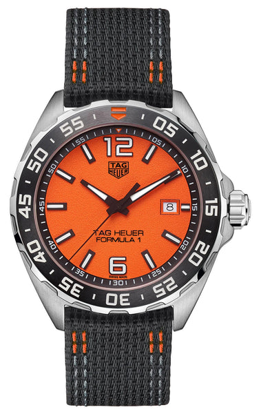 update alt-text with template Watches - Mens-Tag Heuer-WAZ101A.FC8305-40 - 45 mm, date, divers, Formula 1, mens, menswatches, new arrivals, nylon, orange, product_ContactUs, round, rpSKU_CAZ1011.BA0843, rpSKU_CAZ101AC.BA0842, rpSKU_CAZ101K.BA0842, rpSKU_WAZ1110.BA0875, rpSKU_WAZ111A.BA0875, stainless steel case, swiss quartz, TAG Heuer, uni-directional rotating bezel, watches-Watches & Beyond