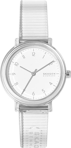 Watches - Womens-Skagen-SKW2858-35 - 40 mm, Aaren, new arrivals, plastic band, plastic case, quartz, round, Skagen, watches, white, womens, womenswatches-Watches & Beyond