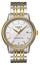Watches - Mens-Tissot-T085.407.22.011.00-35 - 40 mm, 40 - 45 mm, Carson, date, mens, menswatches, powermatic 80, round, stainless steel band, stainless steel case, swiss automatic, Tissot, two-tone band, two-tone case, watches, white, yellow gold plated band-Watches & Beyond