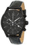 Watches - Mens-Montegrappa-IDFOWCLG-12-hour display, 40 - 45 mm, black, black PVD case, chronograph, date, Fortuna, gray, leather, mens, menswatches, Montegrappa, round, sale, swiss quartz, watches-Watches & Beyond