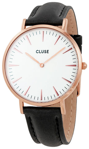 update alt-text with template Watches - Womens-CLUSE-CL18008-35 - 40 mm, Cluse, La Boheme, leather, new arrivals, quartz, rose gold plated, round, rpSKU_CL18014, rpSKU_CL18231, rpSKU_CL30003, rpSKU_CL30014, rpSKU_CL30019, watches, white, womens, womenswatches-Watches & Beyond