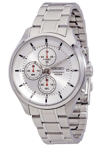 Watches - Mens-Seiko-SKS535P1-40 - 45 mm, chronograph, date, mens, menswatches, new arrivals, quartz, round, seconds sub-dial, Seiko, silver-tone, stainless steel band, stainless steel case, watches-Watches & Beyond