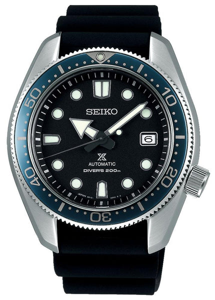 Watches - Mens-Seiko-SPB079J1-40 - 45 mm, automatic, black, date, divers, mens, menswatches, Prospex, round, Seiko, silicone band, stainless steel case, uni-directional rotating bezel, watches-Watches & Beyond