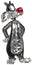 Swarovski - Figurines-Swarovski-5470345-animals, black, characters, clear, LooneyTunes, Mother's Day, ornaments, Swarovski Ornaments-Watches & Beyond