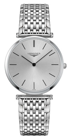Watches - Mens-Longines-L47554726-35 - 40 mm, La Grande Classique, Longines, mens, new arrivals, round, silver-tone, stainless steel band, stainless steel case, swiss quartz, unisex, unisexwatches-Watches & Beyond