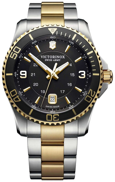 update alt-text with template Watches - Mens-Victorinox Swiss Army-241824-40 - 45 mm, black, date, Maverick, mens, menswatches, new arrivals, round, rpSKU_241695, rpSKU_241763.1, rpSKU_241791, rpSKU_241798, rpSKU_241930, swiss quartz, two-tone band, two-tone case, uni-directional rotating, Victorinox Swiss Army, watches-Watches & Beyond