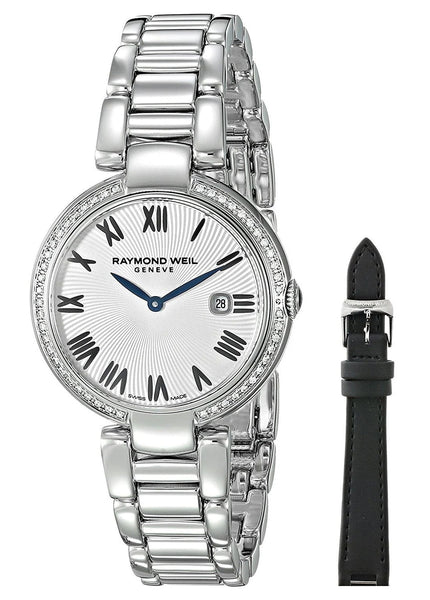 update alt-text with template Watches - Womens-Raymond Weil-1600-STS-00659-30 - 35 mm, date, diamonds / gems, interchangeable band, leather, new arrivals, Raymond Weil, round, rpSKU_1600-ST-00659, rpSKU_1600-ST-00995, rpSKU_1600-STS-RE659, rpSKU_1700-ST-00659, rpSKU_1700-ST-00995, Shine, silver-tone, stainless steel band, stainless steel case, swiss quartz, watches, womens, womenswatches-Watches & Beyond