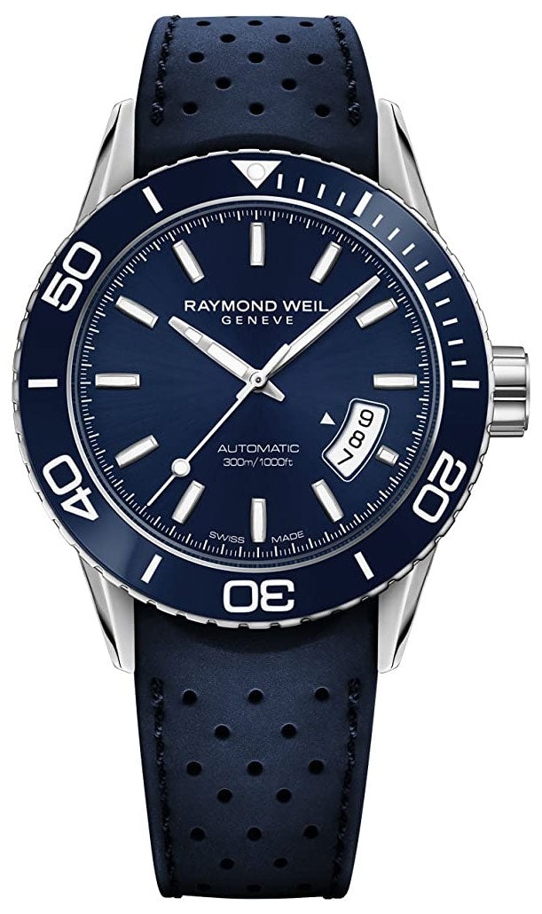 update alt-text with template Watches - Mens-Raymond Weil-2760-SR3-50001-40 - 45 mm, blue, date, divers, Freelancer, mens, menswatches, new arrivals, Raymond Weil, round, rpSKU_2731-STP-65001, rpSKU_7730-ST-20021, rpSKU_7730-STC-65025, rpSKU_7731-SC1-20321, rpSKU_7754-TIC-05209, rubber, stainless steel case, swiss automatic, uni-directional rotating bezel, watches-Watches & Beyond
