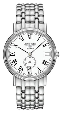 update alt-text with template Watches - Mens-Longines-L49044116-35 - 40 mm, date, Longines, mens, menswatches, new arrivals, Presence, round, rpSKU_L48051112, rpSKU_L48052112, rpSKU_L49041112, rpSKU_L49042112, rpSKU_L49052112, seconds sub-dial, stainless steel band, stainless steel case, swiss automatic, watches, white-Watches & Beyond