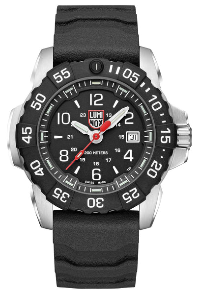 update alt-text with template Watches - Mens-Luminox-XS.3251.CB-40 - 45 mm, 45 - 50 mm, black, date, divers, glow in the dark, Luminox, mens, menswatches, Navy SEAL, new arrivals, round, rpSKU_XS.3252.BO.L, rpSKU_XS.3253, rpSKU_XS.3581.BO, rpSKU_XS.3601, rpSKU_XS.3603, rubber, stainless steel case, swiss quartz, uni-directional rotating bezel, watches-Watches & Beyond