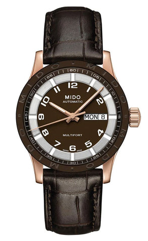 update alt-text with template Watches - Mens-Mido-M018.830.36.292.00-35 - 40 mm, brown, date, day, leather, Mido, Multifort, rose gold plated, round, rpSKU_241420, rpSKU_733 7707 4356-LS, rpSKU_M010.408.11.031.00, rpSKU_M010.408.11.033.00, rpSKU_SRPE31K1, swiss automatic, unisex, unisexwatches, watches-Watches & Beyond
