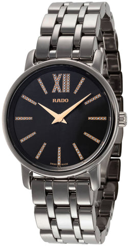 update alt-text with template Watches - Womens-Rado-R14064707-30 - 35 mm, black, ceramic band, ceramic case, DiaMaster, diamonds, Rado, round, swiss quartz, watches, womens, womenswatches-Watches & Beyond
