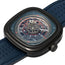 update alt-text with template Watches - Mens-SEVENFRIDAY-T3/03-45 - 50 mm, automatic, black PVD case, blue, leather, mens, menswatches, new arrivals, rpSKU_P2C/01, rpSKU_T1/08, rpSKU_T1/09, rpSKU_T2/03, rpSKU_T2/06, SevenFriday, skeleton, square, T-Series, watches-Watches & Beyond