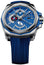 Watches - Mens-Corum-277.101.04-F373-AB12-40 - 45 mm, 45 - 50 mm, Admiral's Cup, blue, Corum, date, dodecagonal, mens, menswatches, moonphase, rubber, swiss automatic, tides indicator, titanium case, watches-Watches & Beyond