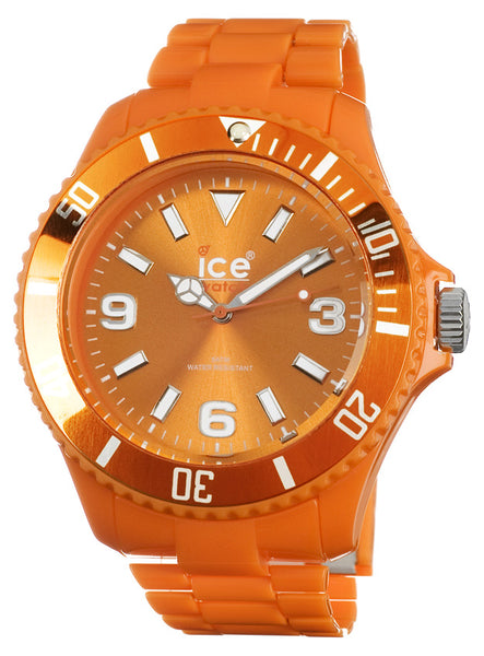 Watches - Mens-Ice-Watch-CS.OE.B.P.10-45 - 50 mm, ICE Classic Solid, Ice-Watch, mens, menswatches, orange, polyamide band, polyamide case, quartz, round, uni-directional rotating bezel, watches-Watches & Beyond