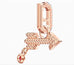 Swarovski - Hanging Ornaments-Swarovski-5441402-charm, charms, clear, Mother's Day, Remix, rose gold-tone, stainless steel, Swarovski Jewelry, womens-Watches & Beyond