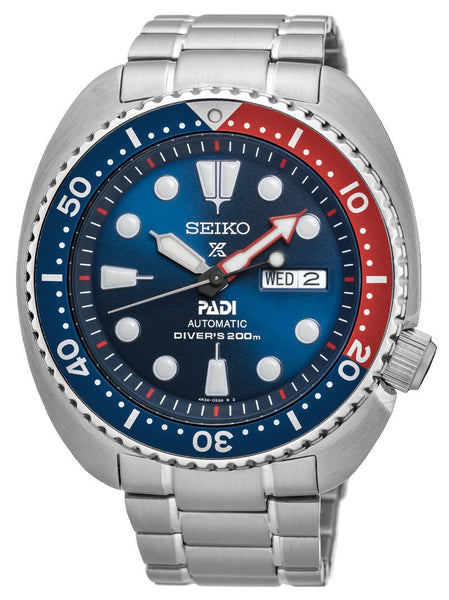 Watches - Mens-Seiko-SRPA21K1-40 - 45 mm, 45 - 50 mm, automatic, blue, date, day, divers, mens, menswatches, Prospex, round, Seiko, special / limited edition, stainless steel band, stainless steel case, uni-directional rotating bezel, watches-Watches & Beyond