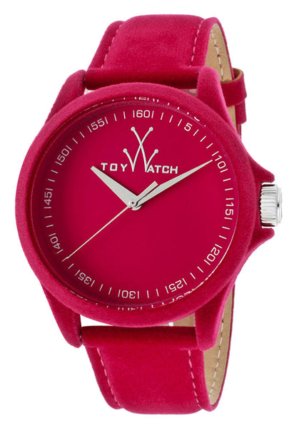Watches - Womens-ToyWatch-PE03PS-35 - 40 mm, 40 - 45 mm, pink, quartz, round, Sartorial, ToyWatch, velvet band, velvet case, watches, womens, womenswatches-Watches & Beyond