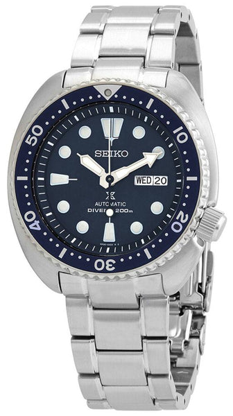 Watches - Mens-Seiko-SRPE89K1-40 - 45 mm, 45 - 50 mm, automatic, blue, date, day, divers, mens, menswatches, new arrivals, Prospex, round, Seiko, stainless steel band, stainless steel case, uni-directional rotating bezel, watches-Watches & Beyond