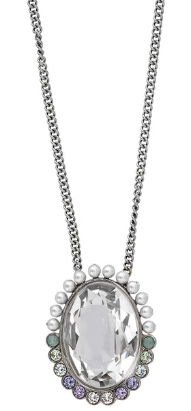 Jewelry - Necklaces-Swarovski-5118133-clear, crystals, Mother's Day, necklace, necklaces, silver-tone, stainless steel, Swarovski crystals, Swarovski Jewelry, womens-Watches & Beyond
