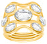 update alt-text with template Jewelry - Ring-Swarovski-5224894-7 / 55, clear, crystals, Fragment Wide, ring, rings, rpSKU_5139701, rpSKU_5143854, rpSKU_5221582, rpSKU_5237788, rpSKU_5238119, stainless steel, Swarovski crystals, Swarovski Jewelry, womens, yellow gold-tone-Watches & Beyond