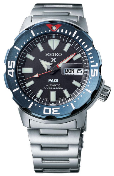 Watches - Mens-Seiko-SRPE27K1-40 - 45 mm, automatic, black, date, day, divers, mens, menswatches, new arrivals, Prospex, round, Seiko, special / limited edition, stainless steel band, stainless steel case, uni-directional rotating bezel, watches-Watches & Beyond