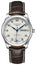 update alt-text with template Watches - Mens-Longines-L27554783-12-hour display, 35 - 40 mm, date, day, leather, Longines, Master Collection, mens, menswatches, new arrivals, round, rpSKU_L21285577, rpSKU_L27934516, rpSKU_L27934716, rpSKU_L29104926, rpSKU_L29204517, silver-tone, stainless steel case, swiss automatic, watches-Watches & Beyond