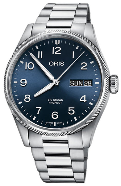 update alt-text with template Watches - Mens-Oris-752 7760 4065-MB-40 - 45 mm, Big Crown ProPilot, blue, date, day, mens, menswatches, new arrivals, Oris, round, rpSKU_752 7760 4065-FS, rpSKU_752 7760 4065-LS-Black, rpSKU_752 7760 4065-LS-Brown, rpSKU_752 7760 4164-FS, rpSKU_752 7760 4164-LS, stainless steel band, stainless steel case, swiss automatic, watches-Watches & Beyond