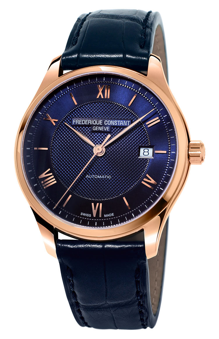 update alt-text with template Watches - Mens-Frederique Constant-FC-303MN5B4-35 - 40 mm, 40 - 45 mm, blue, Classics, date, Frederique Constant, leather, mens, menswatches, new arrivals, rose gold plated, round, rpSKU_FC-220NS5B6B, rpSKU_FC-303MS5B6, rpSKU_FC-303MV5B4, rpSKU_FC-303NN5B6, rpSKU_FC-312N4S6, swiss automatic, watches-Watches & Beyond