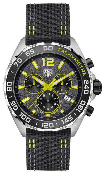 update alt-text with template Watches - Mens-Tag Heuer-CAZ101AG.FC8304-40 - 45 mm, chronograph, date, divers, fabric, Formula 1, gray, mens, menswatches, new arrivals, product_ContactUs, round, rpSKU_CAZ1011.BA0842, rpSKU_CAZ101AB.BA0842, rpSKU_CAZ101AC.FT8024, rpSKU_CAZ101AG.BA0842, rpSKU_CAZ101E.BA0842, seconds sub-dial, stainless steel case, swiss quartz, tachymeter, TAG Heuer, watches-Watches & Beyond