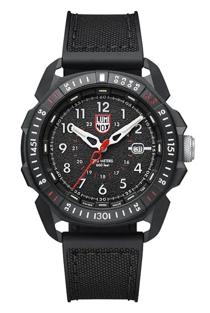 Watches - Mens-Luminox-XL.1001-45 - 50 mm, black, CARBONOX case, date, divers, fabric, Ice-Sar Arctic, Luminox, mens, menswatches, new arrivals, round, rubber, swiss quartz, watches-Watches & Beyond