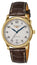 Watches - Mens-Longines-L26286782-35 - 40 mm, date, leather, Longines, Master Collection, mens, menswatches, new arrivals, round, silver-tone, swiss automatic, watches, yellow gold case-Watches & Beyond
