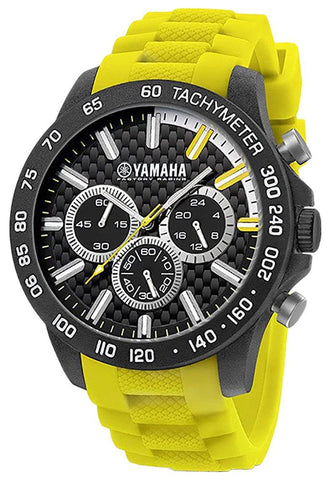 Watches - Mens-TW Steel-Y120-24-hour display, 40 - 45 mm, 45 - 50 mm, black, chronograph, mens, menswatches, new arrivals, quartz, round, seconds sub-dial, silicone band, tachymeter, TW Steel, watches, Yamaha Factory Racing-Watches & Beyond
