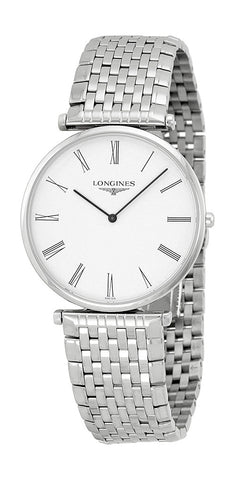 update alt-text with template Watches - Mens-Longines-L47664116-35 - 40 mm, La Grande Classique, Longines, mens, menswatches, new arrivals, round, stainless steel band, stainless steel case, swiss quartz, watches, white-Watches & Beyond