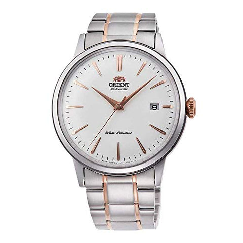 Watches - Mens-ORIENT-RA-AC0004S10B-40 - 45 mm, automatic, Classic, date, mens, menswatches, Orient, round, silver-tone, stainless steel case, two-tone band, watches-Watches & Beyond