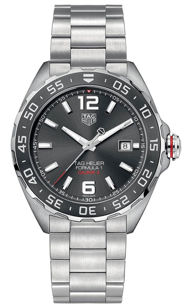 update alt-text with template Watches - Mens-Tag Heuer-WAZ2011.BA0842-40 - 45 mm, date, divers, Formula 1, gray, mens, menswatches, new arrivals, round, special / limited edition, stainless steel band, stainless steel case, swiss automatic, tachymeter, TAG Heuer, uni-directional rotating bezel, watches-Watches & Beyond
