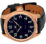 Watches - Mens-Glycine-3906.29AT.LBK7D-24-hour display, 45 - 50 mm, black, Glycine, KMU 48, leather, mens, menswatches, rose gold plated, round, swiss manual winding, watches-Watches & Beyond