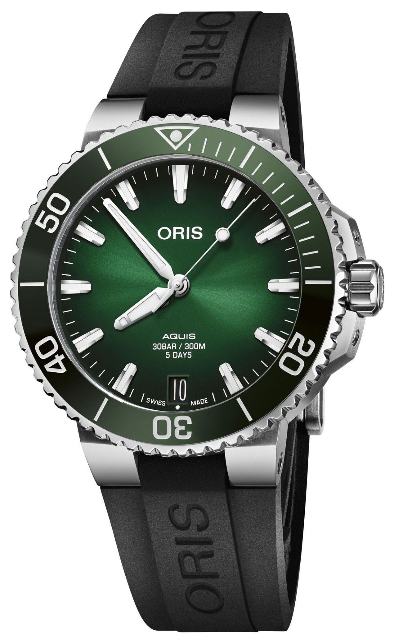 update alt-text with template Watches - Mens-Oris-400 7769 4157-RS-40 - 45 mm, Aquis, date, divers, green, mens, menswatches, new arrivals, Oris, round, rpSKU_400 7763 4135-RS, rpSKU_400 7769 4135-RS, rpSKU_400 7769 4154-MB, rpSKU_400 7769 4154-RS, rpSKU_400 7769 4157-MB, rubber, stainless steel case, swiss automatic, uni-directional rotating bezel, watches-Watches & Beyond