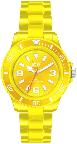 Watches - Mens-Ice-Watch-CS.YW.B.P.10-45 - 50 mm, ICE Classic Solid, Ice-Watch, mens, menswatches, polyamide band, polyamide case, round, uni-directional rotating bezel, watches, yellow-Watches & Beyond